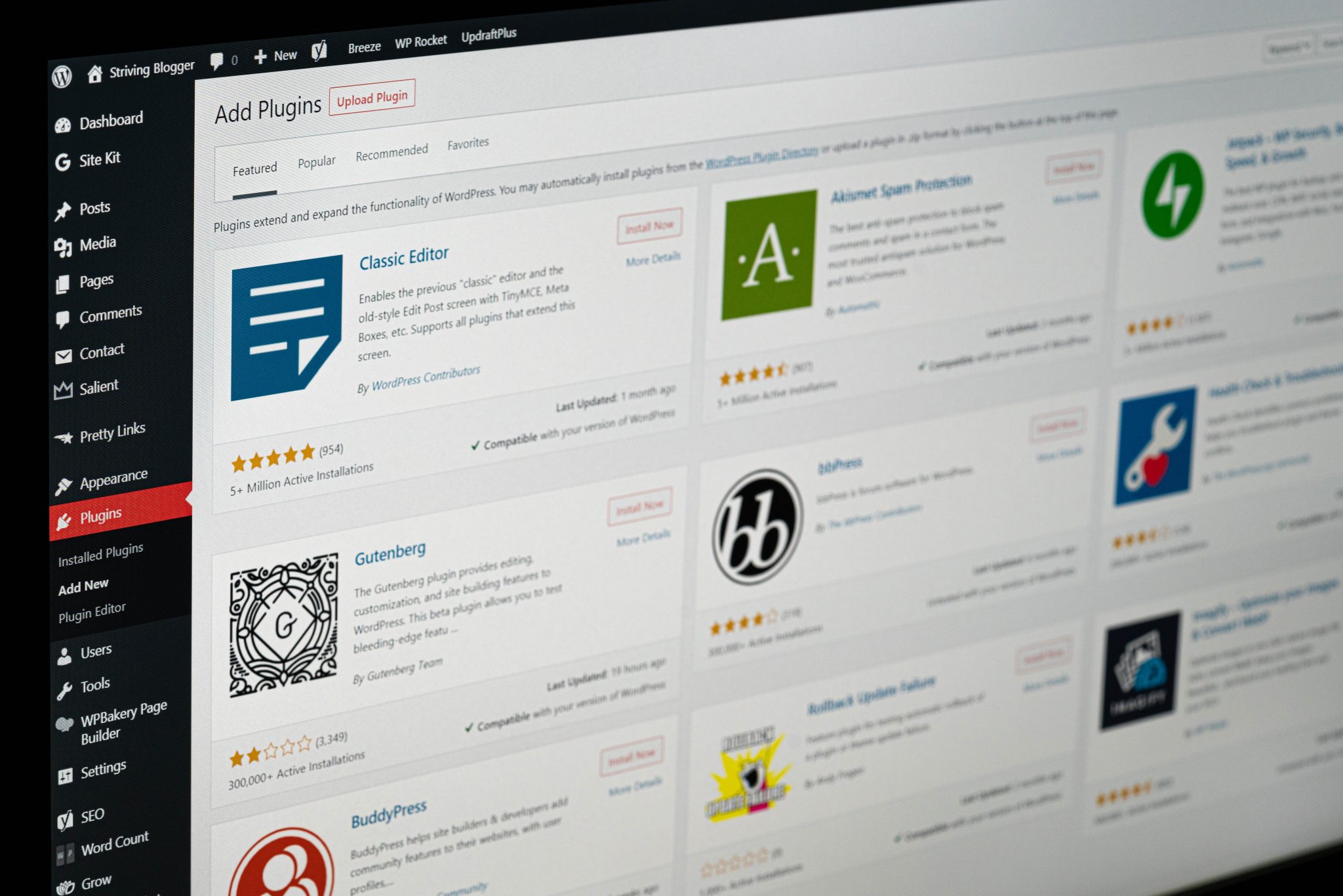 Full screen WordPress background