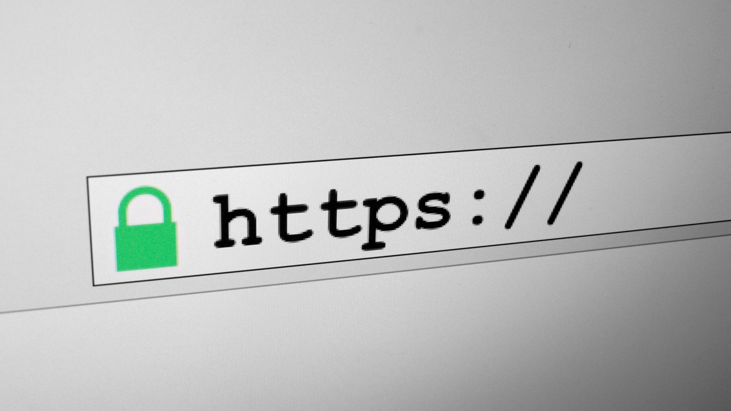 SSL certificate in a URL